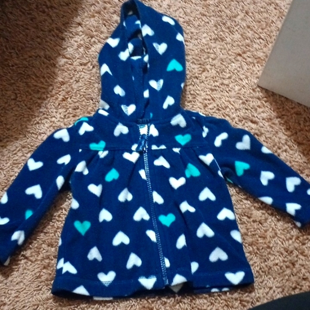 Blue old navy white hearts and teal colored hearts it's brand new never been